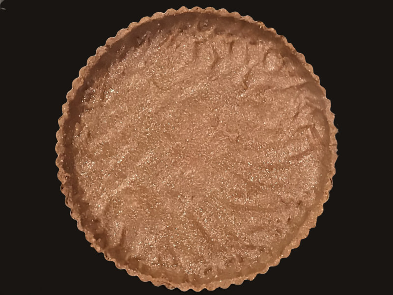 Nectarine Lime Curd Tart with a Brown-Sugar Crust