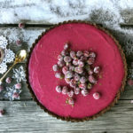 Cranberry Curd Lime Tart