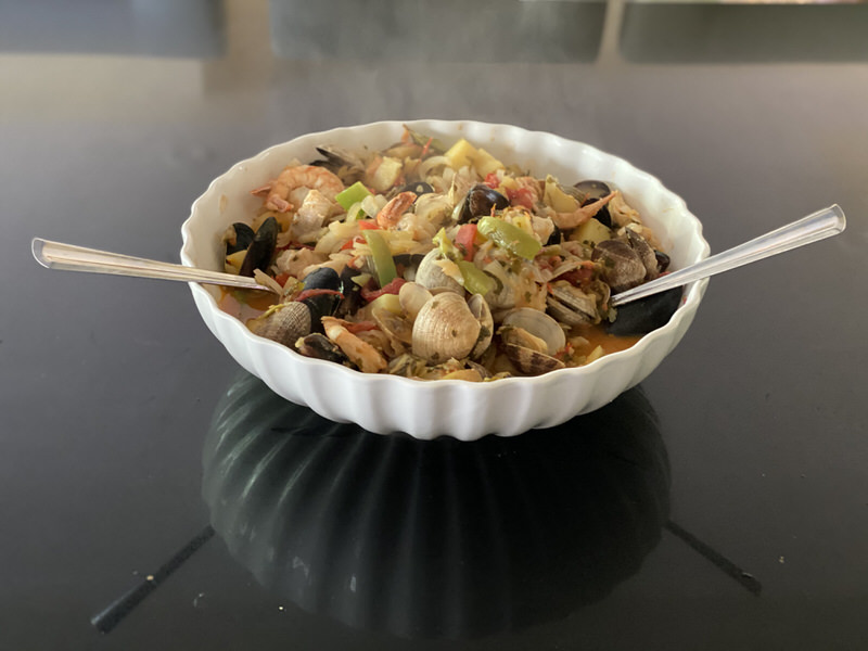 Algarve Portuguese Shellfish Stew