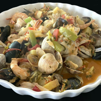 Algarve Portuguese Shellfish Stew