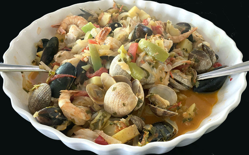 Algarve Portuguese Shellfish Stew