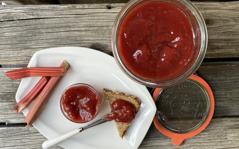 Rhubarb Strawberry Jam