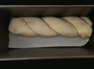 Rhubarb Brioche Bread