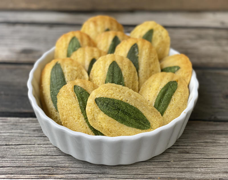 Polenta Madeleines: An Elegant Tasty Savoury Pleasure