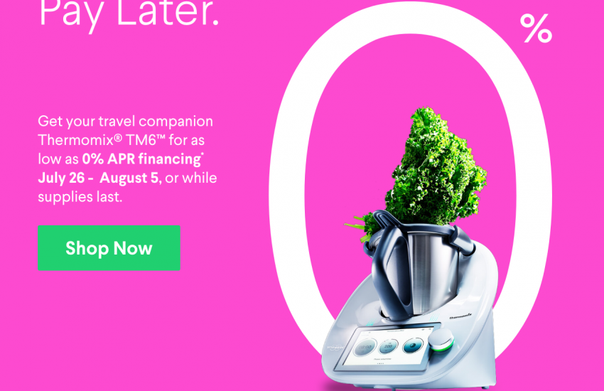Thermomix TM6 with 0% Financing OR Trade-in TM31 with 0% Financing