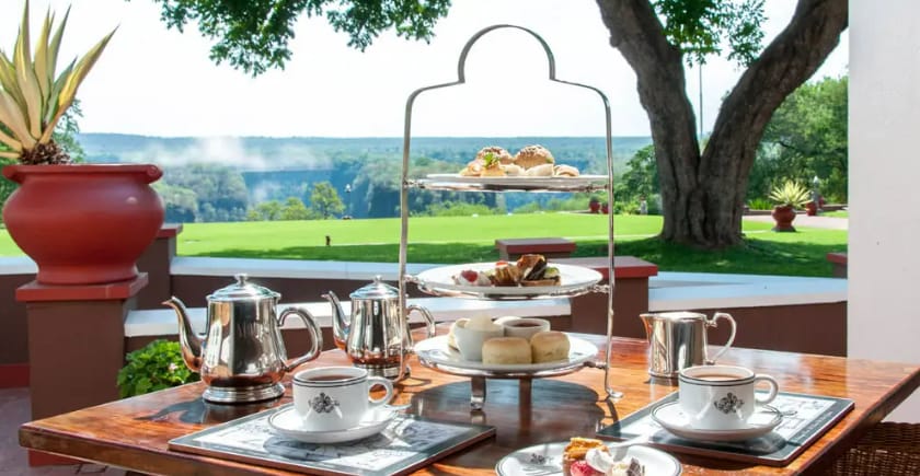 afternoon tea in Zimbabwe